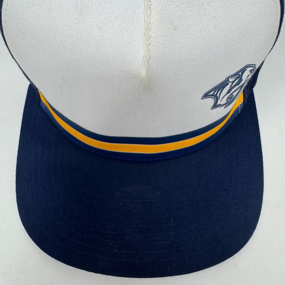 Mitchell & Ness Nashville Predators NHL Hockey Snapback Hat Cap Blue‎ - Picture 3 of 16